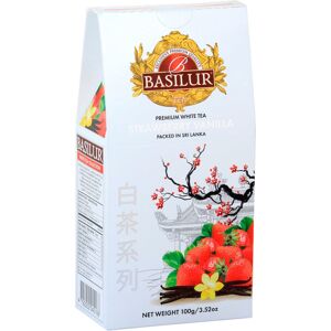 BASILUR White Tea Strawberry Vanilla papier 100 g BASILUR White Tea Strawberry Vanilla papier 100 g