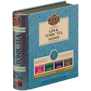 BASILUR gin & Tonic Tea Blue Book Assorted plech 32× 1,5 g BASILUR gin & Tonic Tea Blue Book Assorted plech 32× 1,5 g