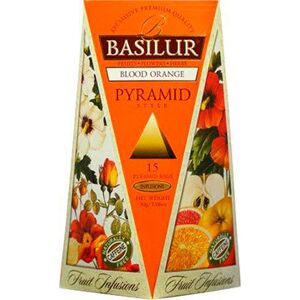Basilur Fruit Blood Orange 15× 2 g pyramíd papier Basilur Fruit Blood Orange 15× 2 g pyramíd papier