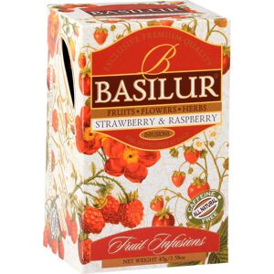 BASILUR Fruit Strawberry & Raspberry prebal 25× 1,8 g BASILUR Fruit Strawberry & Raspberry prebal 25× 1,8 g