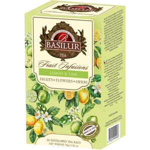 BASILUR Without Hibiscus Lemon & Lime 20× 1,8 g, prebal BASILUR Without Hibiscus Lemon & Lime 20× 1,8 g, prebal