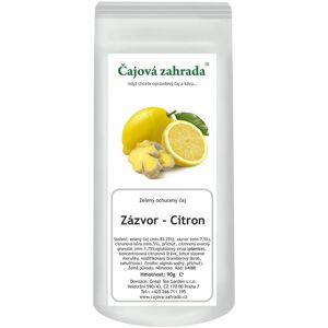 Čajová zahrada Čajová záhrada – Zázvor & Citrón – zelený ochutený čaj, 90 g Čajová zahrada Čajová záhrada – Zázvor & Citrón – zelený ochutený čaj, 90 g