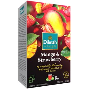 Dilmah Čaj čierny Mango Jahoda 20× 1,5 g Dilmah Čaj čierny Mango Jahoda 20× 1,5 g