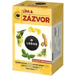 LEROS ČAJOVÝ VEČIEROK, LIPA & ZÁZVOR 20× 2 g LEROS ČAJOVÝ VEČIEROK, LIPA & ZÁZVOR 20× 2 g