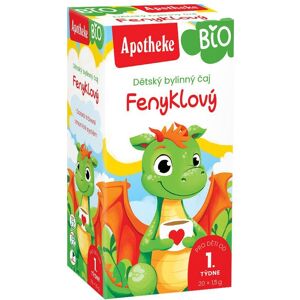 Apotheke DETSKÝ ČAJ BIO Feniklový 20× 1,5 g Apotheke DETSKÝ ČAJ BIO Feniklový 20× 1,5 g