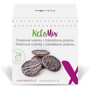 KETOMIX Proteínové sušienky s čokoládovou polevou (24 sušienok) KETOMIX Proteínové sušienky s čokoládovou polevou (24 sušienok)