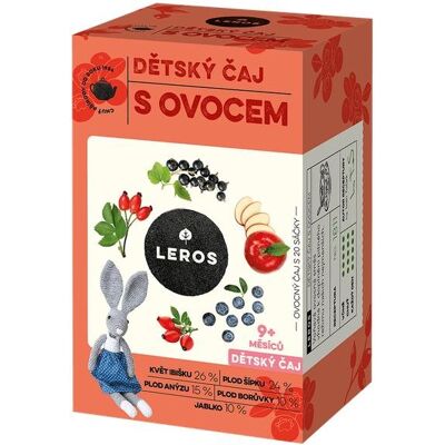 LEROS Detský s ovocím 20 × 2,0 g LEROS Detský s ovocím 20 × 2,0 g