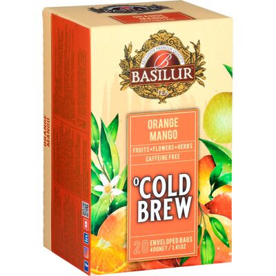 BASILUR Cold Brew Orange Mango prebal 20× 2 g BASILUR Cold Brew Orange Mango prebal 20× 2 g