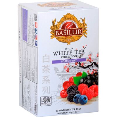 BASILUR White Tea Forest Fruit prebal 20× 1,5 g BASILUR White Tea Forest Fruit prebal 20× 1,5 g