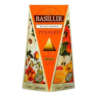 Basilur Fruit Blood Orange 15× 2 g pyramíd papier Basilur Fruit Blood Orange 15× 2 g pyramíd papier