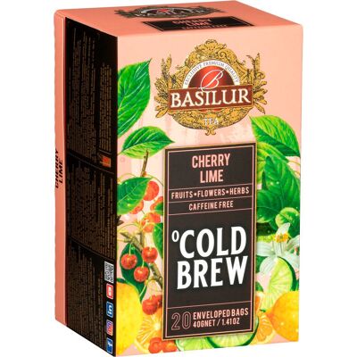BASILUR Cold Brew Cherry Lime prebal 20× 2 g BASILUR Cold Brew Cherry Lime prebal 20× 2 g
