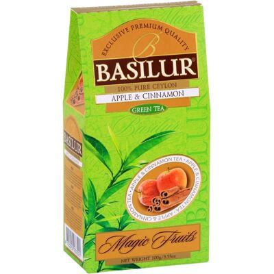 Basilur Magic Green Apple & Cinnamon 100 g papier Basilur Magic Green Apple & Cinnamon 100 g papier