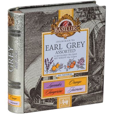 Basilur Earl Grey Book Assorted 32× 2 g plech Basilur Earl Grey Book Assorted 32× 2 g plech