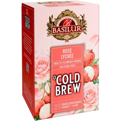 BASILUR Cold Brew Rose Lychee prebal 20 × 2 g BASILUR Cold Brew Rose Lychee prebal 20 × 2 g