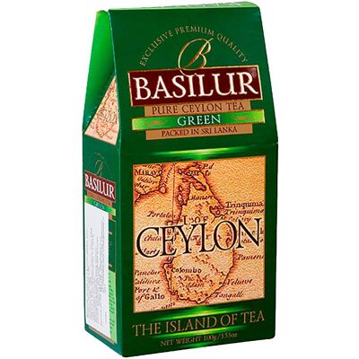 BASILUR Island of Tea Ceylon Green 100 g, papier BASILUR Island of Tea Ceylon Green 100 g, papier