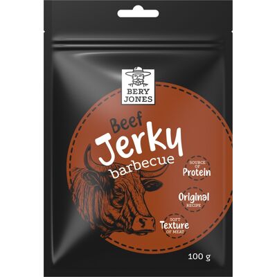 Bery Jones Jerky hovädzie BBQ 100 g Bery Jones Jerky hovädzie BBQ 100 g