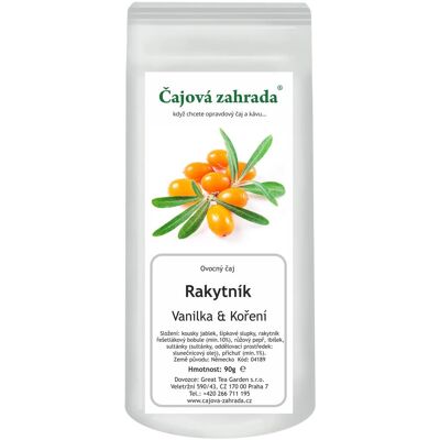 Čajová zahrada Čajová záhrada – Rakytník & Vanilka & Korenie – ovocný čaj, 90 g Čajová zahrada Čajová záhrada – Rakytník & Vanilka & Korenie – ovocný čaj, 90 g