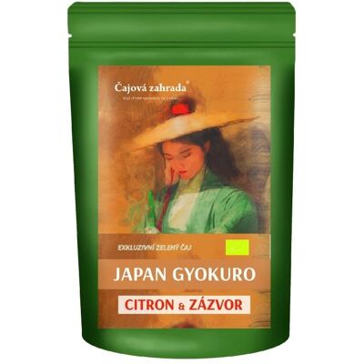 Čajová zahrada Čajová záhrada – Japan Gyokuro Prémium – Zázvor/Citrón – zelený ochutený čaj, 50 g Čajová zahrada Čajová záhrada – Japan Gyokuro Prémium – Zázvor/Citrón – zelený ochutený čaj, 50 g