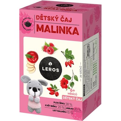 LEROS Malinka Nálevové vrecká 20× 2 g LEROS Malinka Nálevové vrecká 20× 2 g