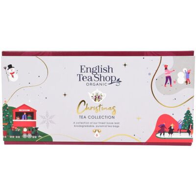 English Tea Shop Vianočný stromček, 6 figúrok, 6 pyramídok, Biele Kúzla English Tea Shop Vianočný stromček, 6 figúrok, 6 pyramídok, Biele Kúzla