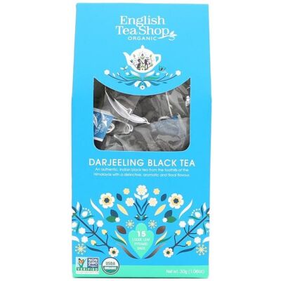 English Tea Shop Papierová katedrála Darjeeling čierny čaj, 15 pyramídok English Tea Shop Papierová katedrála Darjeeling čierny čaj, 15 pyramídok