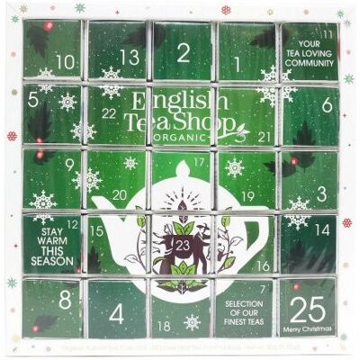 English Tea Shop Zelený adventný kalendár Puzzle 48 g, 25 ks bio ETS25 English Tea Shop Zelený adventný kalendár Puzzle 48 g, 25 ks bio ETS25