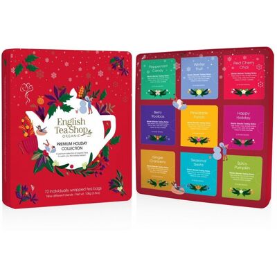 English Tea Shop Prémiová červená darčeková kolekcia 108 g, 72 ks bio ETS72 English Tea Shop Prémiová červená darčeková kolekcia 108 g, 72 ks bio ETS72