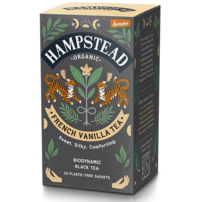 Hampstead Tea BIO Čierny čaj s vanilkou 20 ks Hampstead Tea BIO Čierny čaj s vanilkou 20 ks