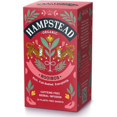 Hampstead Tea BIO Rooibos červený čaj 20 ks Hampstead Tea BIO Rooibos červený čaj 20 ks
