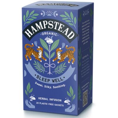 Hampstead Tea BIO Bylinný čaj na dobrú noc 20 ks Hampstead Tea BIO Bylinný čaj na dobrú noc 20 ks