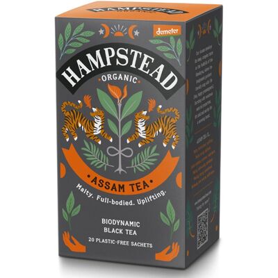 Hampstead Tea BIO Čierny čaj Assam 20 ks Hampstead Tea BIO Čierny čaj Assam 20 ks