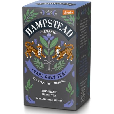 Hampstead Tea BIO Čierny čaj Earl Grey s bergamotom 20 ks Hampstead Tea BIO Čierny čaj Earl Grey s bergamotom 20 ks
