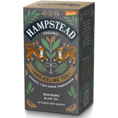 Hampstead Tea BIO čierny čaj Darjeeling 20 ks Hampstead Tea BIO čierny čaj Darjeeling 20 ks