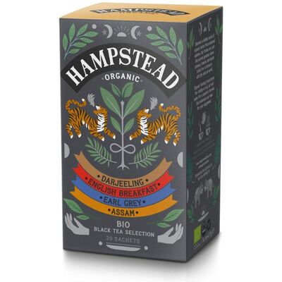 Hampstead Tea BIO selekcia čiernych čajov 20 ks Hampstead Tea BIO selekcia čiernych čajov 20 ks