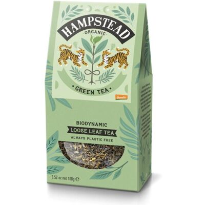 Hampstead Tea BIO zelený sypaný čaj 100 g Hampstead Tea BIO zelený sypaný čaj 100 g