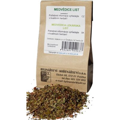 JUKL Medvedica lekárska list 50 g JUKL Medvedica lekárska list 50 g