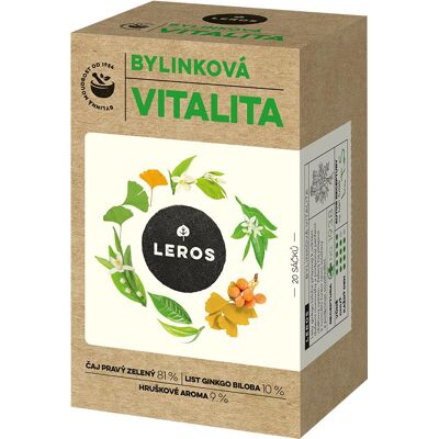 LEROS Bylinková Vitalita 20x2g LEROS Bylinková Vitalita 20x2g