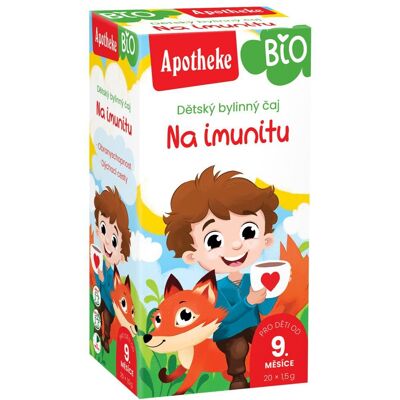 Apotheke DETSKÝ ČAJ BIO Na imunitu 20× 1,5 g Apotheke DETSKÝ ČAJ BIO Na imunitu 20× 1,5 g