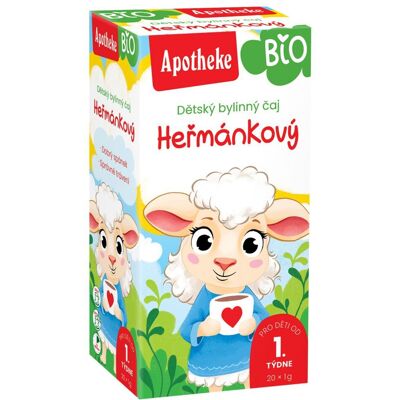 Apotheke DETSKÝ ČAJ BIO Harmančekový 20× 1 g Apotheke DETSKÝ ČAJ BIO Harmančekový 20× 1 g