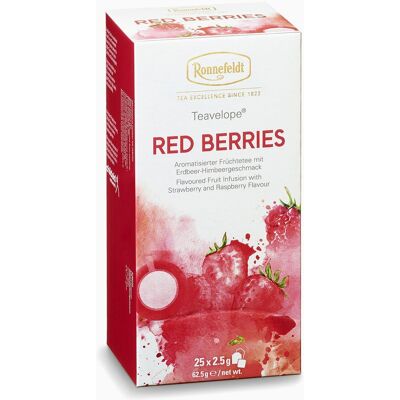 Ronnefeldt Teavelope Red Berries 25 porcií Ronnefeldt Teavelope Red Berries 25 porcií