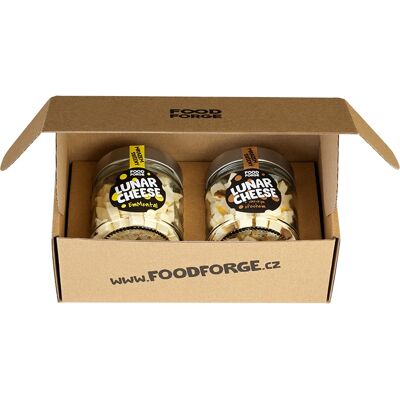 Rio FOOD FORGE Sada Lunar Cheese Emmental 80 g + Blaťácké zlato – orech 75 g Rio FOOD FORGE Sada Lunar Cheese Emmental 80 g + Blaťácké zlato – orech 75 g
