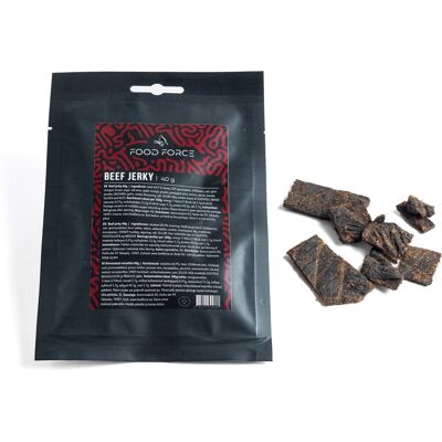 FOOD FORCE Sušené hovädzie mäso 40 g FOOD FORCE Sušené hovädzie mäso 40 g