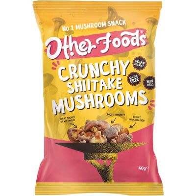 Other foods Chrumkavé shiitake hubové chipsy 40 g Other foods Chrumkavé shiitake hubové chipsy 40 g