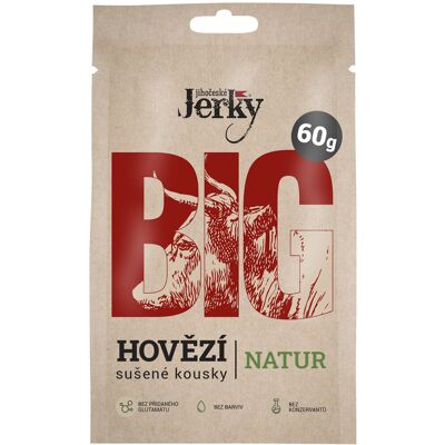 Jihočeské Jerky Hovädzie natur Big 60 g Jihočeské Jerky Hovädzie natur Big 60 g
