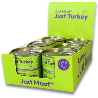 Just Meat Just Turkey 12× 100 g salt and pepper Just Meat Just Turkey 12× 100 g salt and pepper