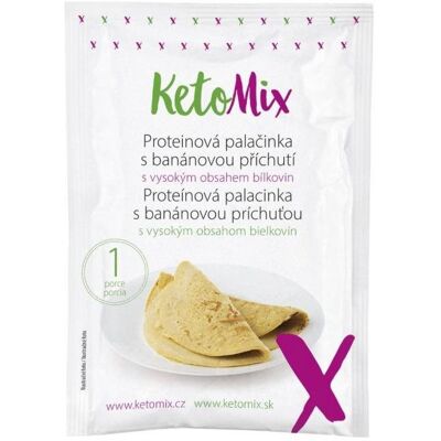 KetoMix Proteínová palacinka s banánovou príchuťou (10 porcií) KetoMix Proteínová palacinka s banánovou príchuťou (10 porcií)