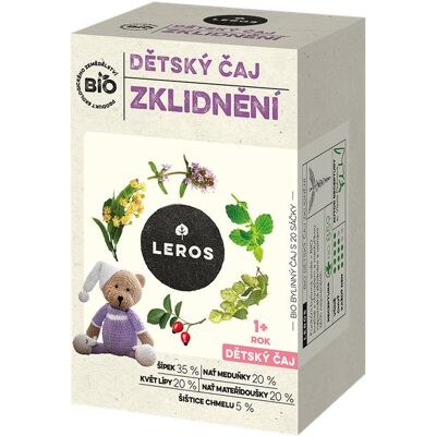 Leros BIO Detský čaj Upokojenie 20× 1,8 g Leros BIO Detský čaj Upokojenie 20× 1,8 g