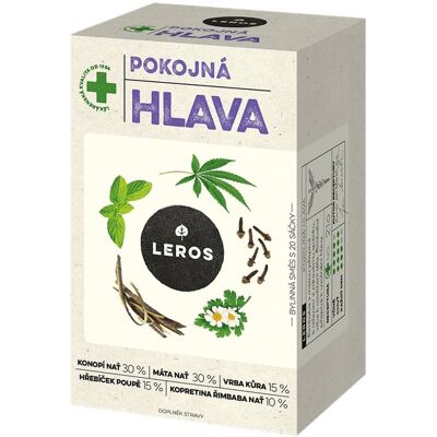 Leros Pokojná hlava 20× 1,5 g Leros Pokojná hlava 20× 1,5 g