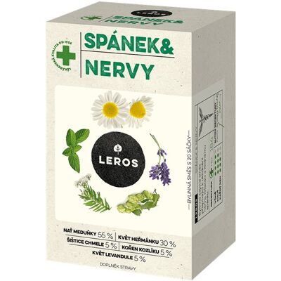 Leros Spánok & nervy 20× 1,3 g Leros Spánok & nervy 20× 1,3 g