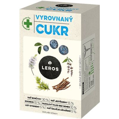 Leros Vyrovnaný cukor 20× 1 g Leros Vyrovnaný cukor 20× 1 g